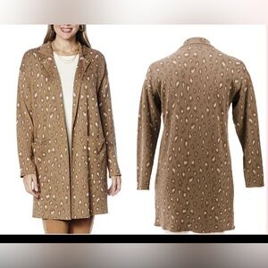 G by Giuliana Cardigan BROWN & LEOPARD